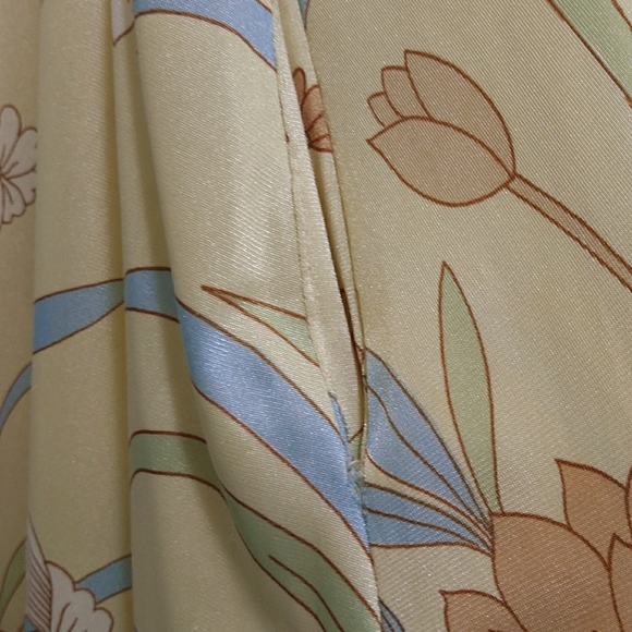 Vintage Nylon Full-Length Maxi Robe Housecoat - Size Small - Picture 6 of 12